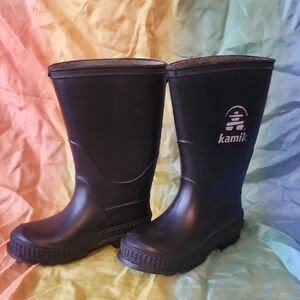 Kamik Black Rain Boots